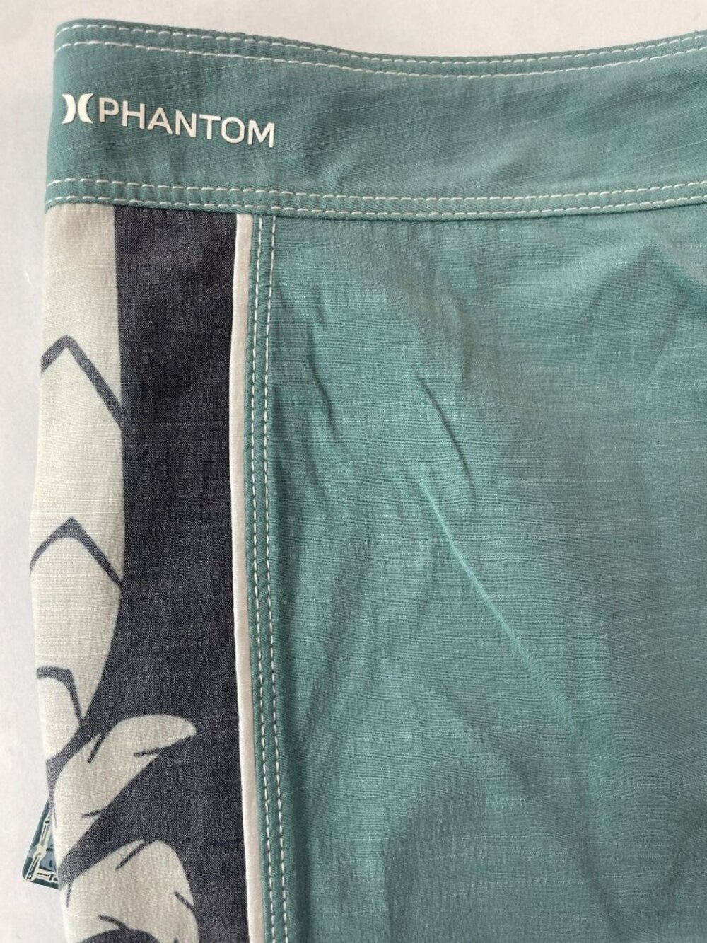 Hurley Phantom Naturals 16" Outseam Board Shorts Artillery Teal/Gray Men's Sz 36 - Picture 7 of 9